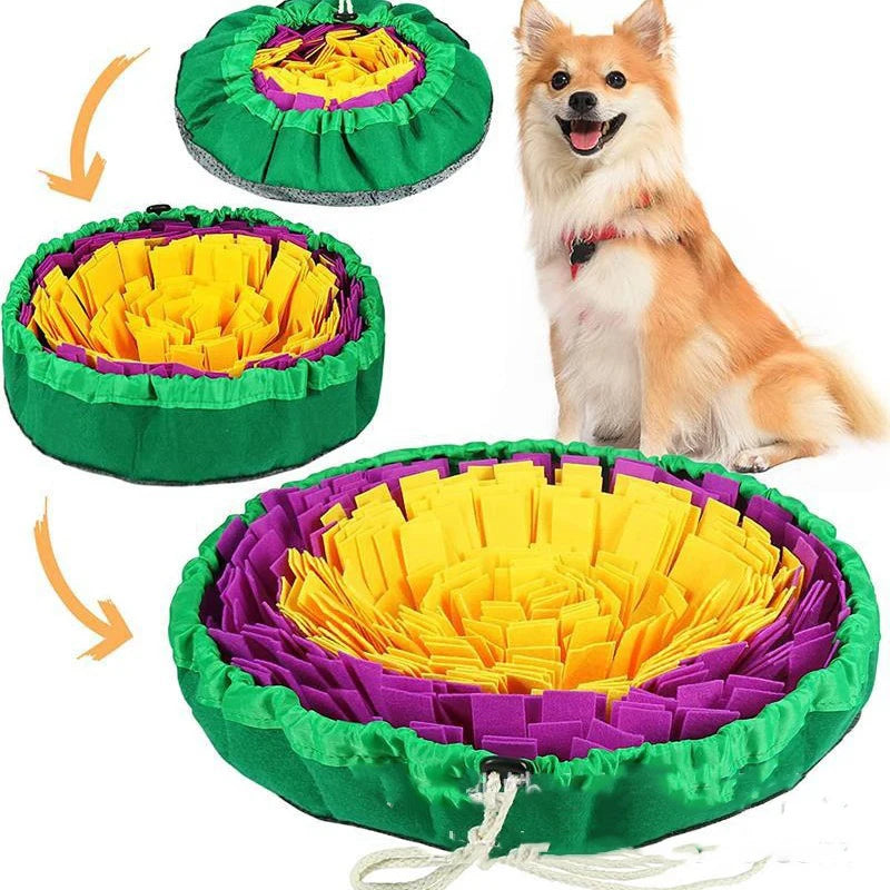 Pet Snuffle Mat for Dogs & Cats – Slow Feeder, Mental Stimulation, Machine Washable