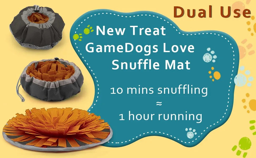 Pet Snuffle Mat for Dogs & Cats – Slow Feeder, Mental Stimulation, Machine Washable