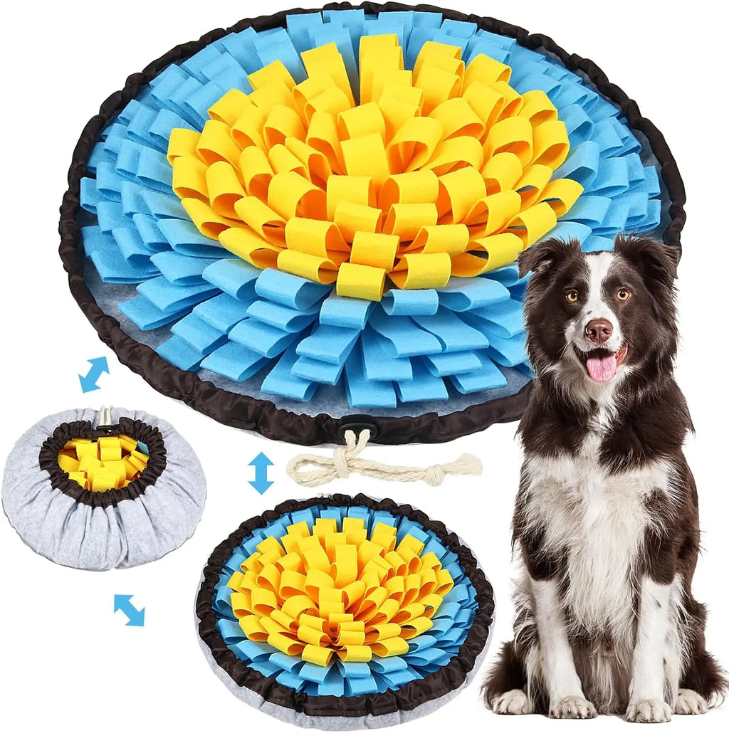 Pet Snuffle Mat for Dogs & Cats – Slow Feeder, Mental Stimulation, Machine Washable
