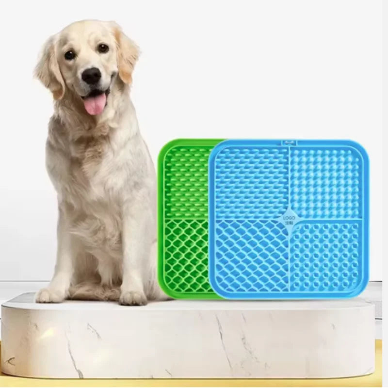 Silicone Lick Mat for Dogs – Slow Feeder, Bath Distraction & Training Aid