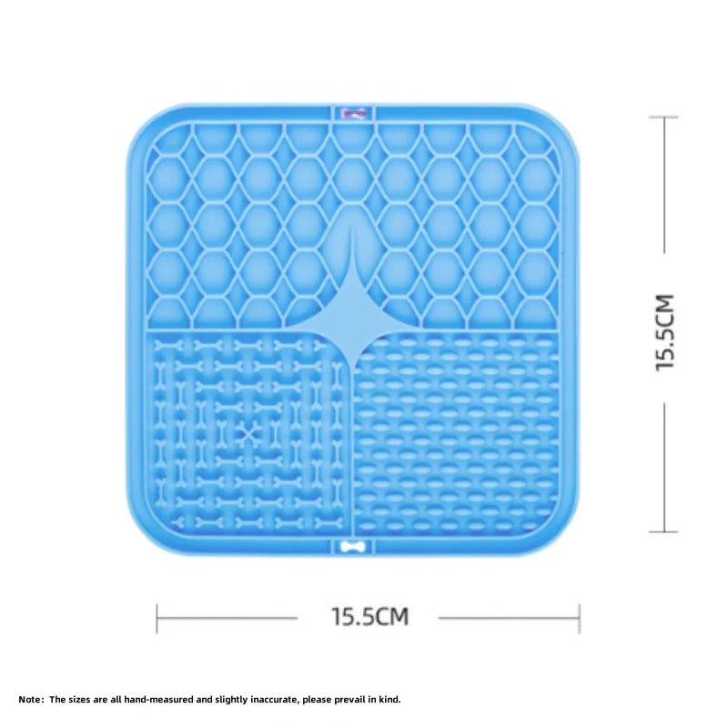 Silicone Lick Mat for Dogs – Slow Feeder, Bath Distraction & Training Aid