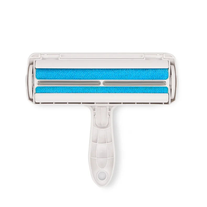 Pet Hair Remover Roller with Self-Cleaning Base – Reusable, No Sticky Tape