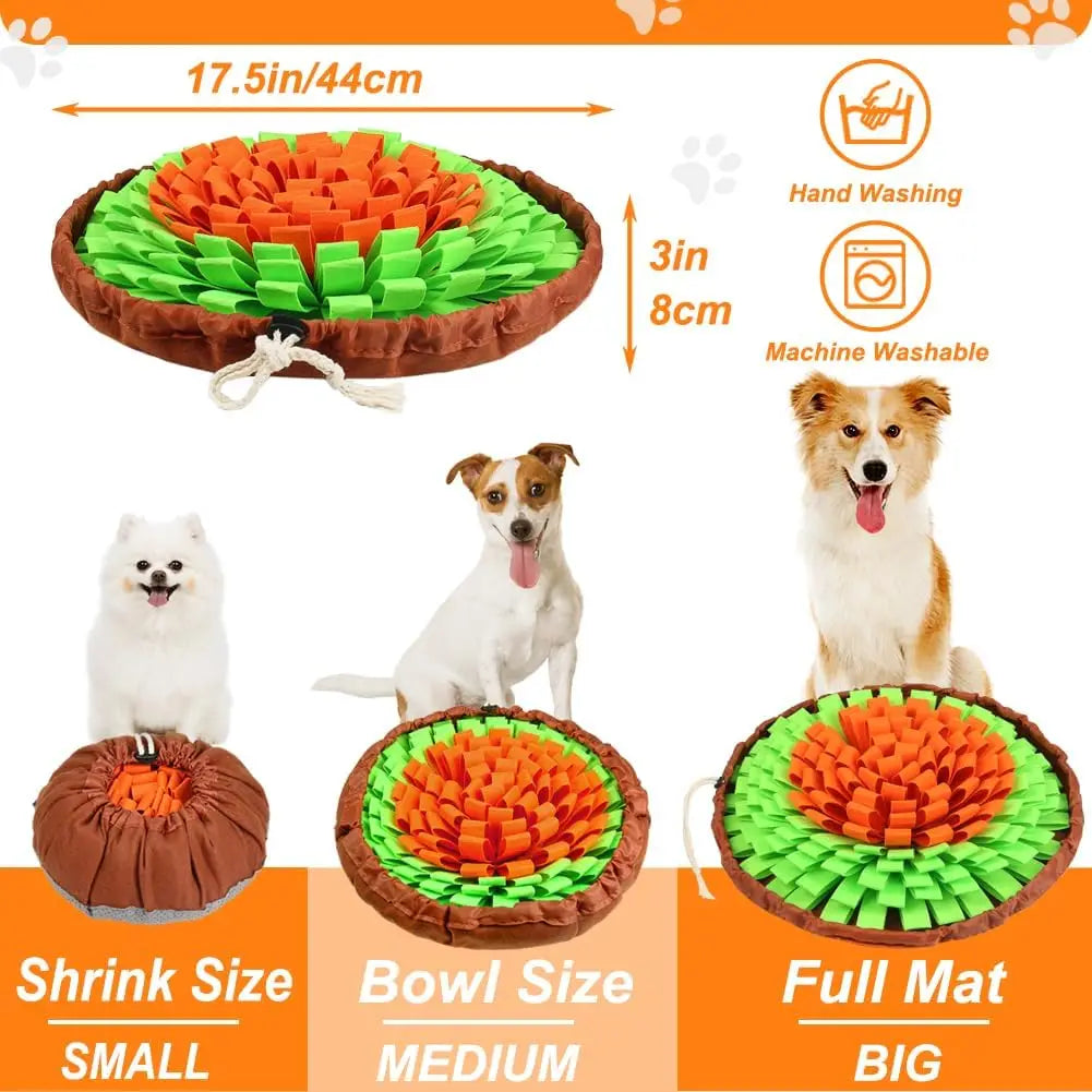 Pet Snuffle Mat for Dogs & Cats – Slow Feeder, Mental Stimulation, Machine Washable