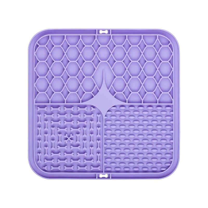 Silicone Lick Mat for Dogs – Slow Feeder, Bath Distraction & Training Aid