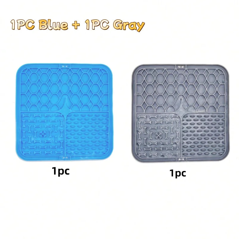 Silicone Lick Mat for Dogs – Slow Feeder, Bath Distraction & Training Aid