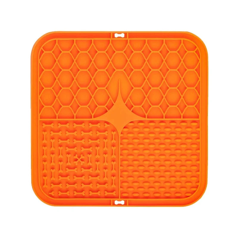 Silicone Lick Mat for Dogs – Slow Feeder, Bath Distraction & Training Aid