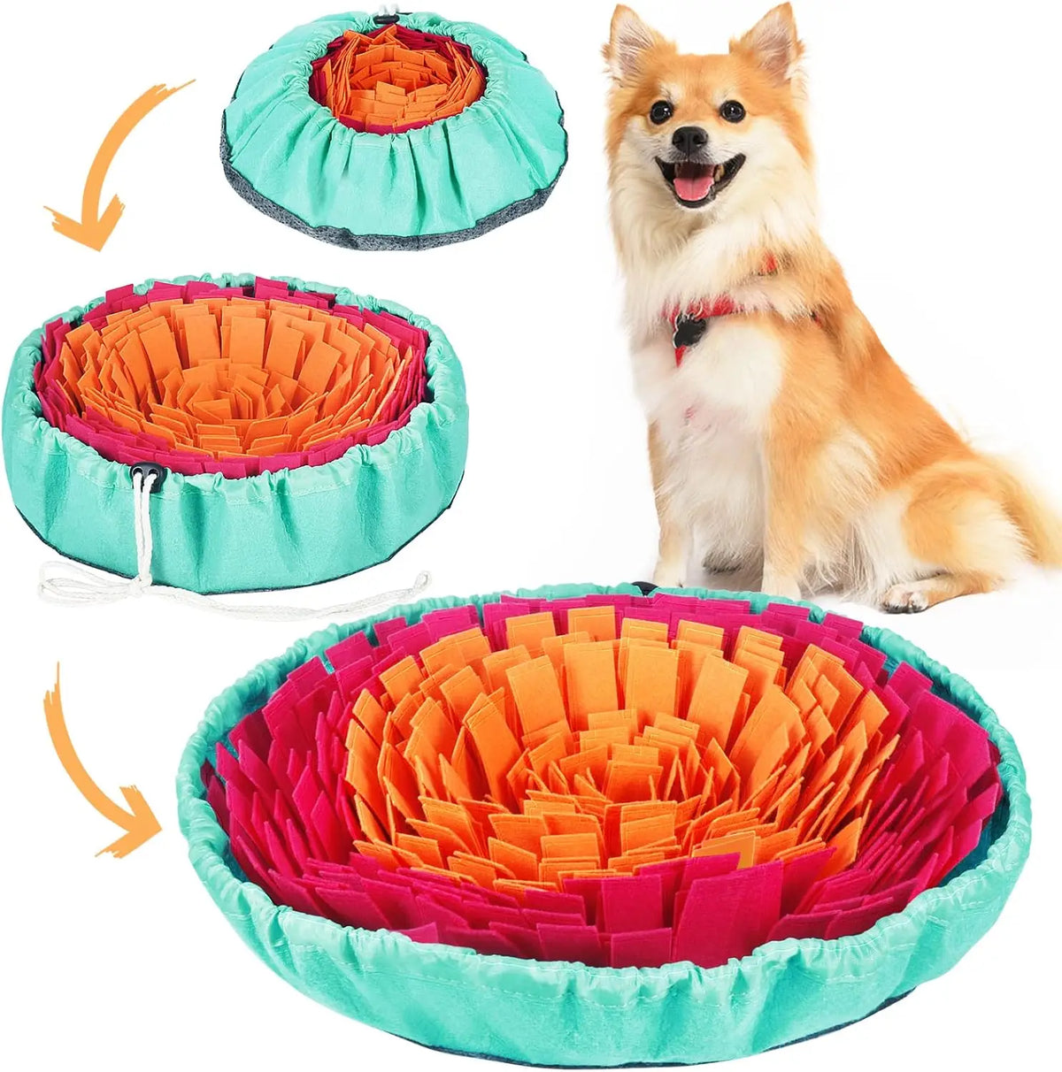 Pet Snuffle Mat for Dogs & Cats – Slow Feeder, Mental Stimulation, Machine Washable