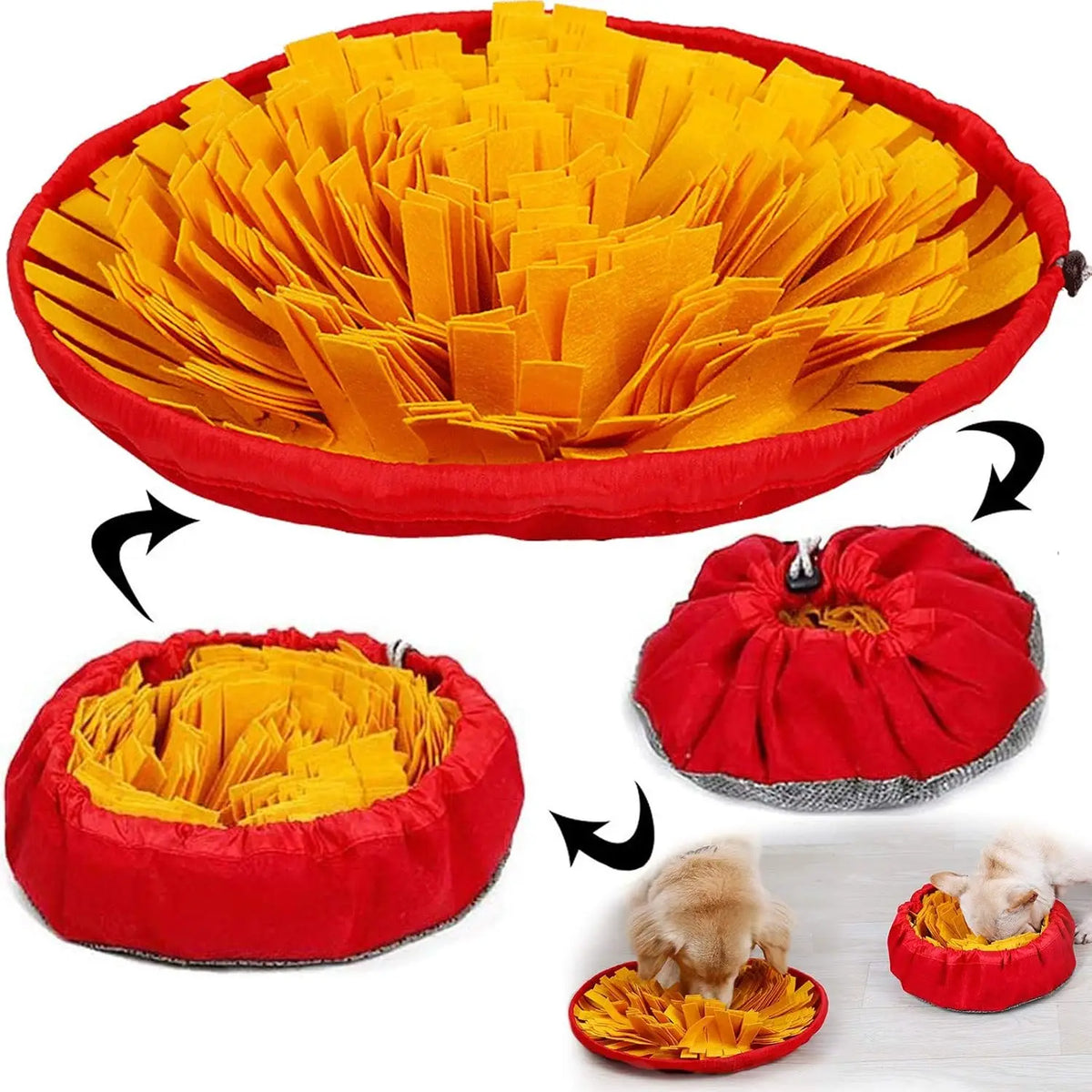 Pet Snuffle Mat for Dogs & Cats – Slow Feeder, Mental Stimulation, Machine Washable