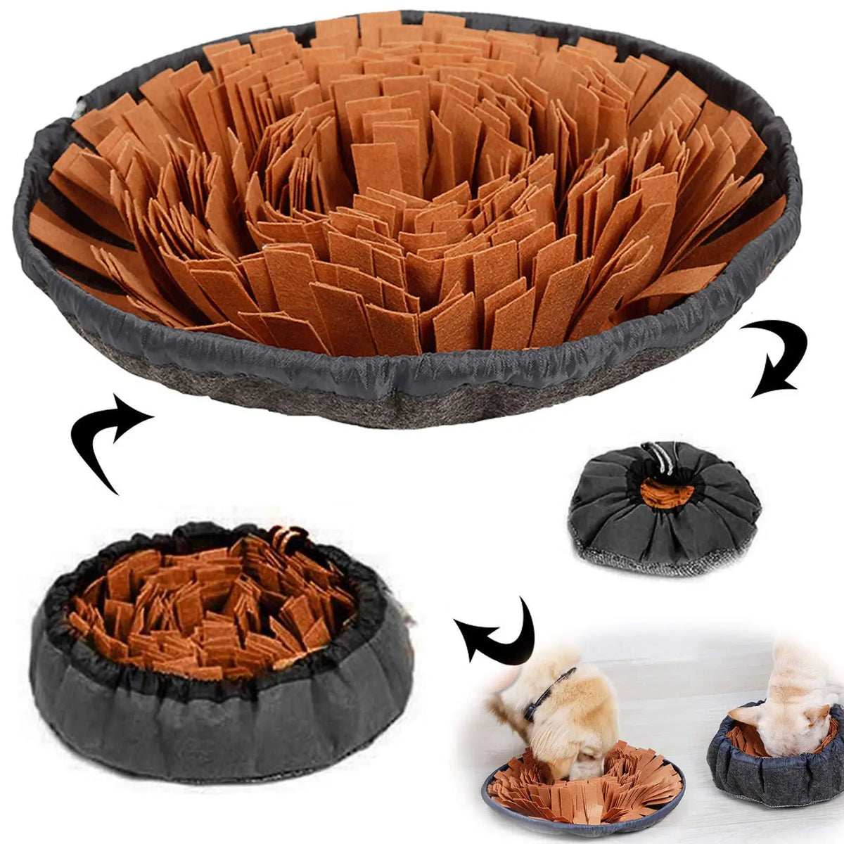 Pet Snuffle Mat for Dogs & Cats – Slow Feeder, Mental Stimulation, Machine Washable