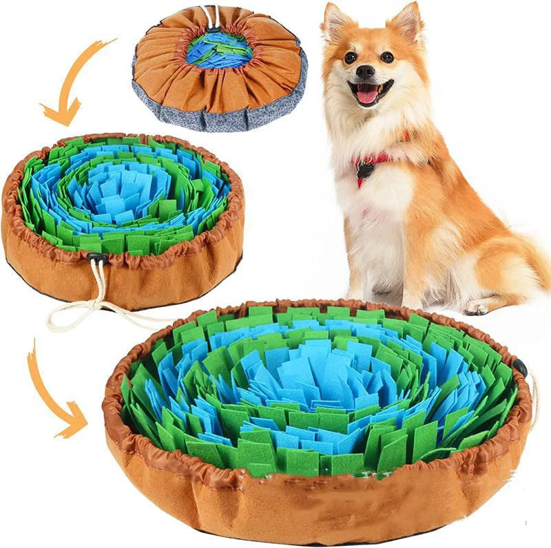 Pet Snuffle Mat for Dogs & Cats – Slow Feeder, Mental Stimulation, Machine Washable